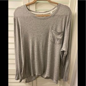 Billy Reid Cashmere Long Sleeve Tee - size L